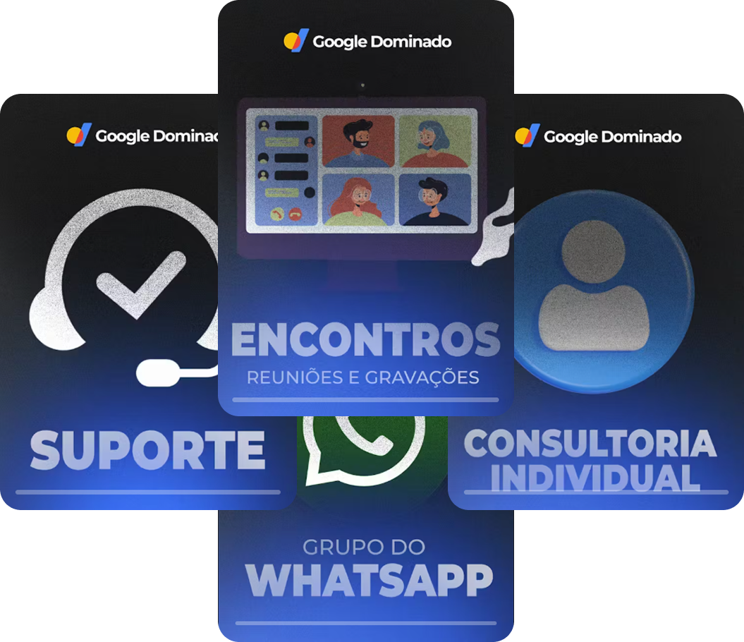 Área de membros do curso Google Meu Negócio