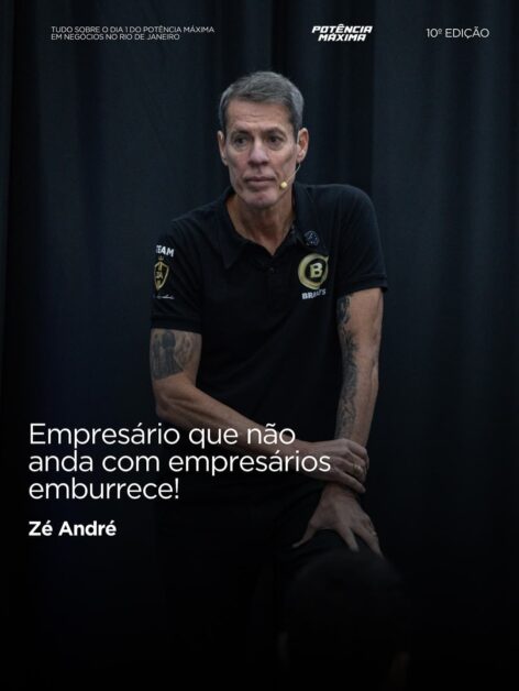 Ze Andre falando sobre seu grupo de Mastermind, o Brabus