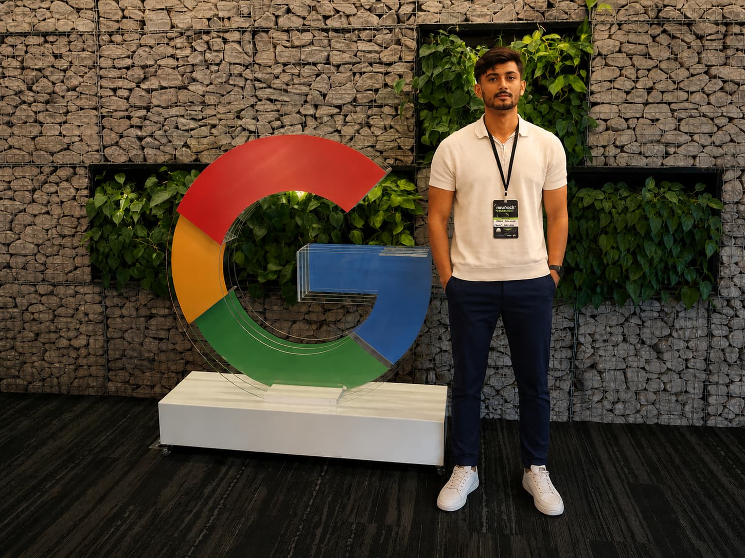 Daniel Rios na sede do Google Brasil em São Paulo