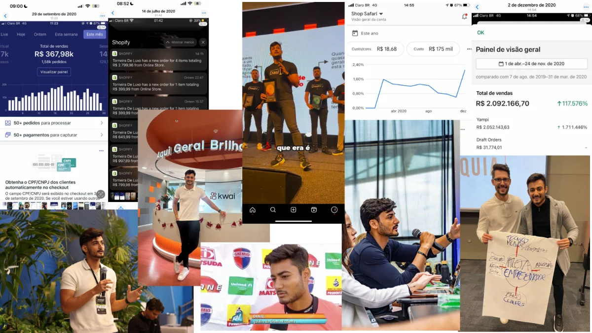 Resultados reais da consultoria Maturare: R$2M faturados com Google, crescimento orgânico no Analytics, Daniel Rios como ex-atleta e em palcos